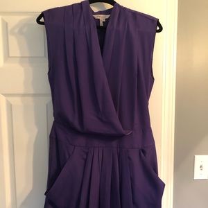 Size 10 BCBG purple jumpsuit dress